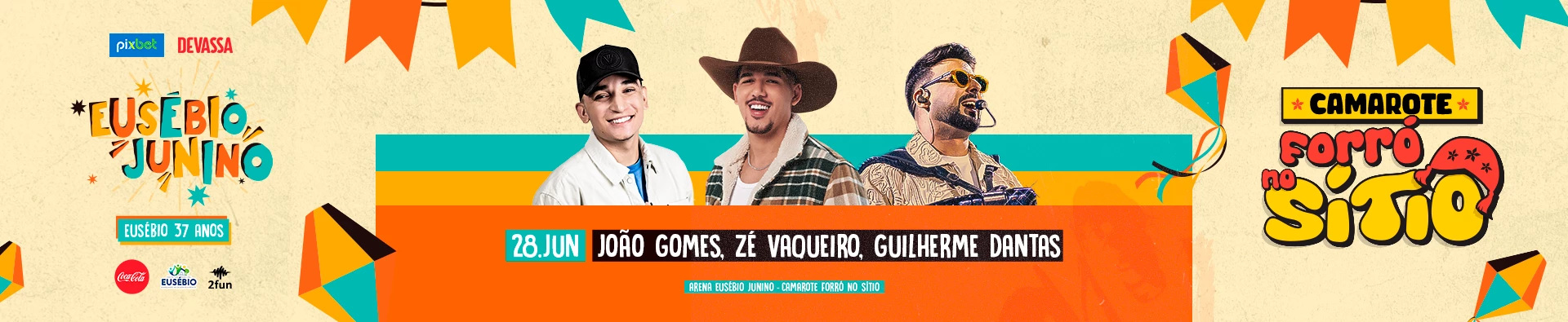 Eus Bio Junino Jo O Gomes Z Vaqueiro E Guilherme Dantas Evento On